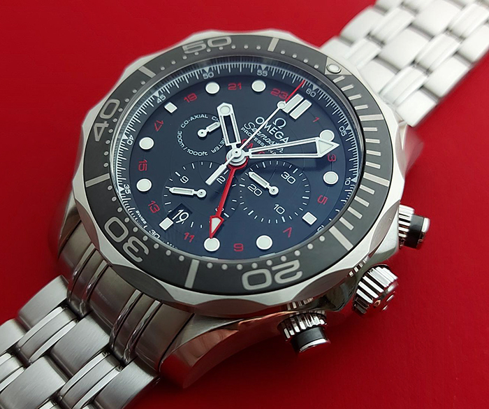 Omega Seamaster Diver 300M Co-Axial GMT Chronograph Ref. 212.30.44.52.01.001